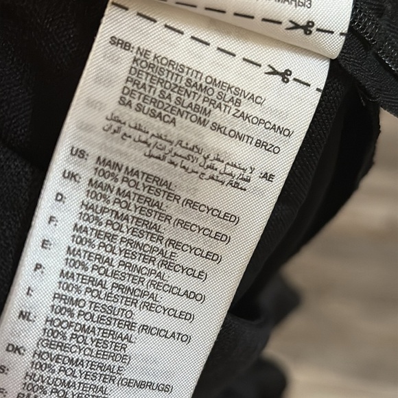 Adidas Pleated Mini Skirt-Black-size small - Picture 5 of 9